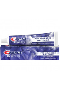 Pomačkaný obal - Bělicí zubní pasta Crest 3D White PRO ADVANCED WHITENING Pomačkaný obal - Bělicí zubní pasta Crest 3D White PRO ADVANCED WHITENING